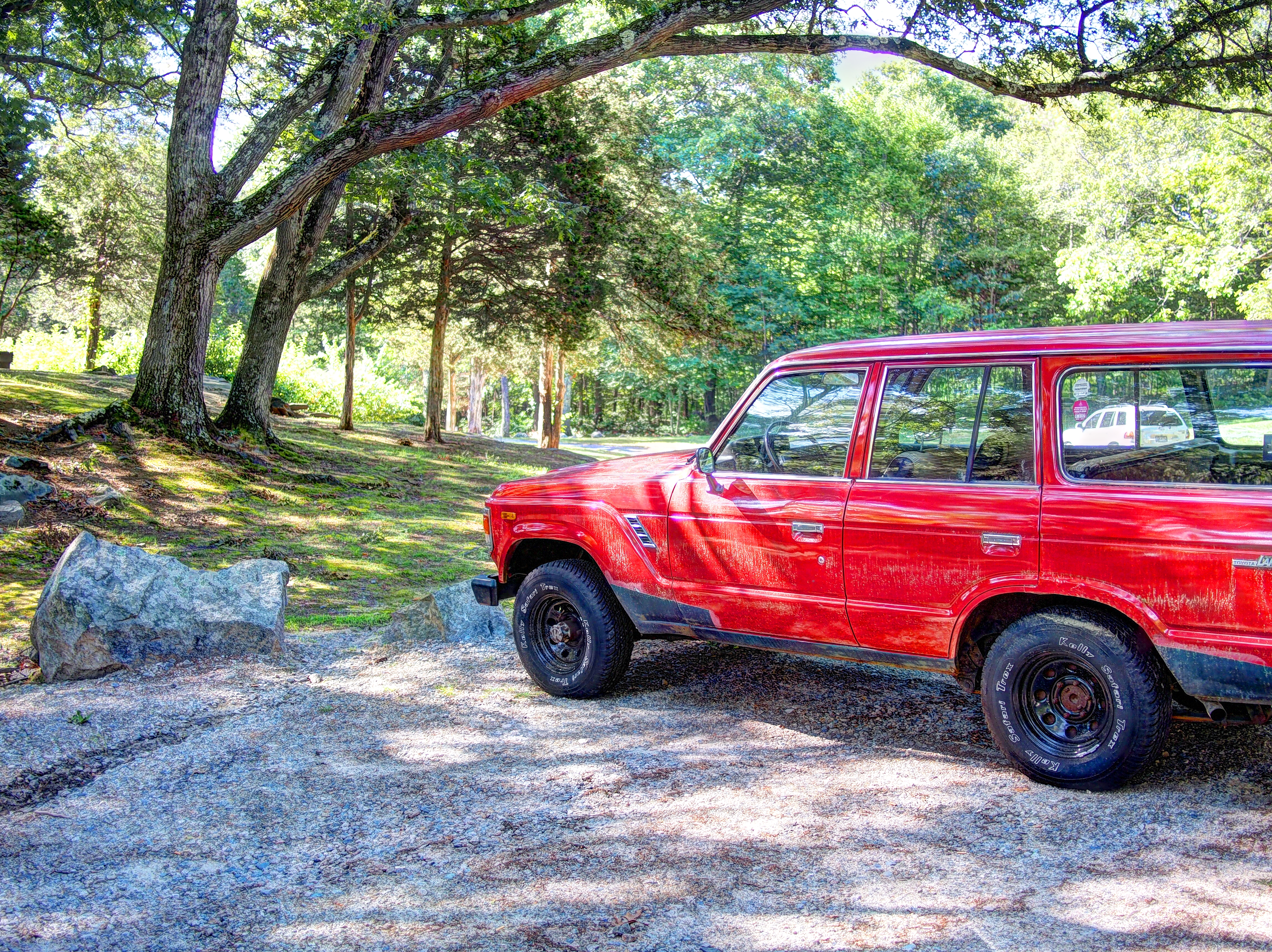 Red Jeep